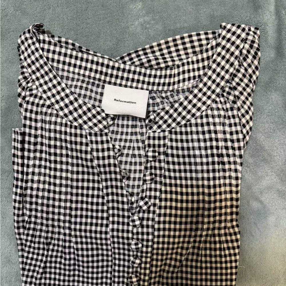 Reformation Calia Top Remy Check - Picture 6 of 6